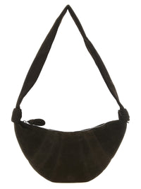 Brown Lamb Leather Shoulder Bag