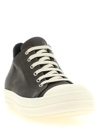 Black Calfskin Low Top Sneakers