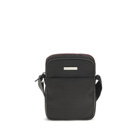 Black Fabric Shoulder Bag