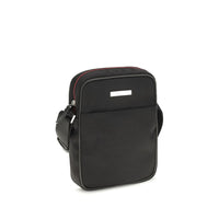 Black Fabric Shoulder Bag