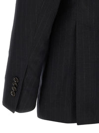 Blue Virgin Wool Two-Piece Suit