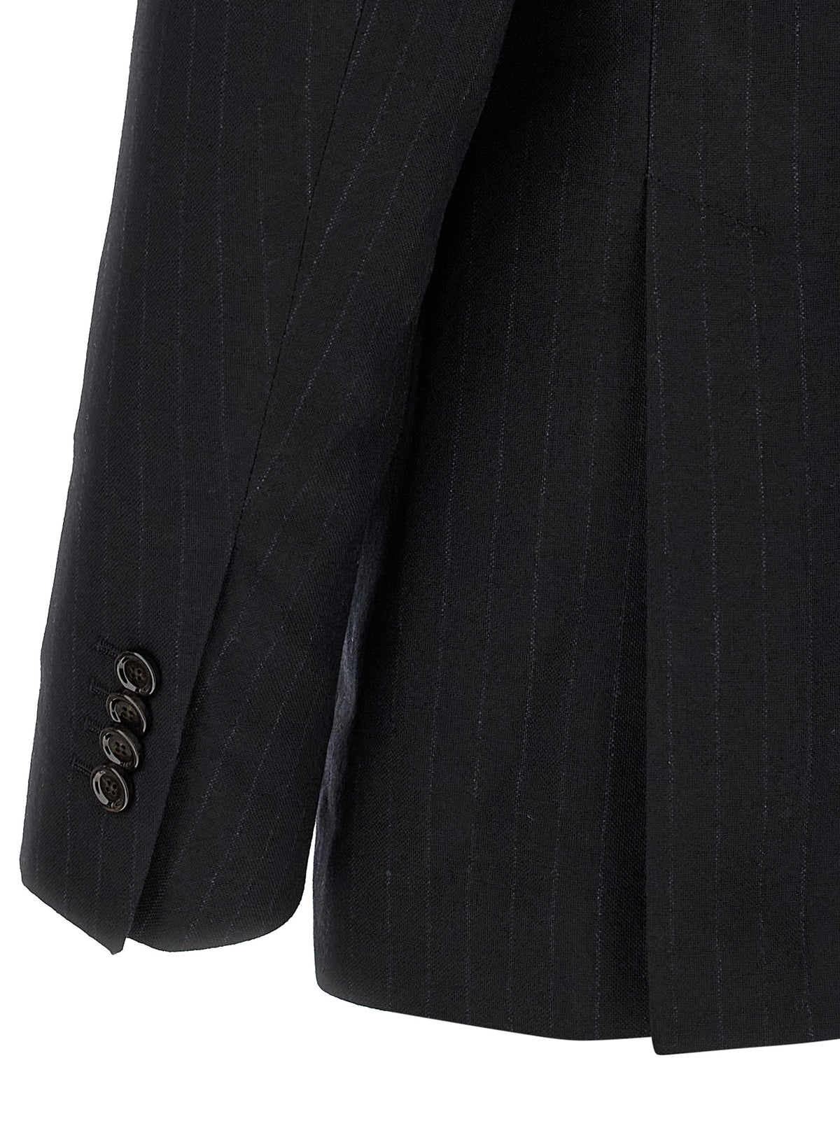 Blue Virgin Wool Two-Piece Suit