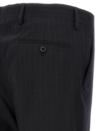 Blue Virgin Wool Two-Piece Suit