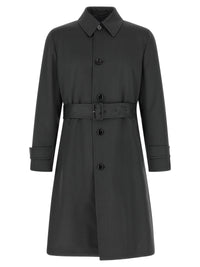 Gray Virgin Wool Coat