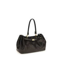 Black Calf Leather Bos Taurus Shoulder Bag
