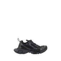 Black Fabric Athletic Sneakers