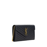 Black Calf Leather Bos Taurus Shoulder Bag