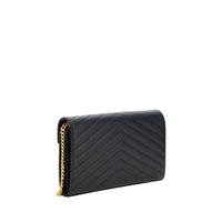 Black Calf Leather Bos Taurus Shoulder Bag
